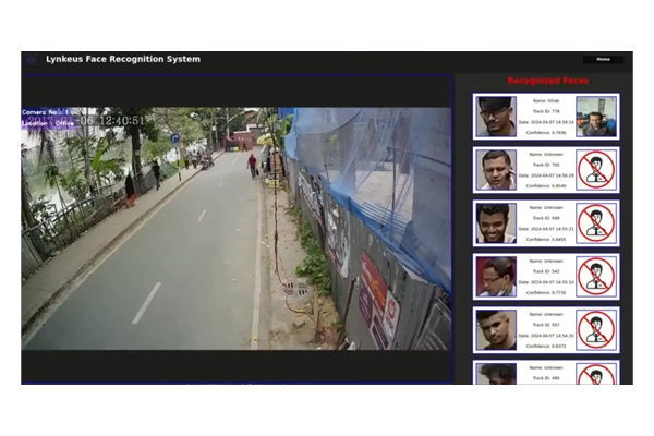 Real-Time Face Recognition System for Live Surveillance Footage