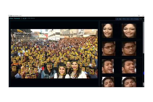 AI-Powered Face Detection and Enhancement System for Crowd Analysis